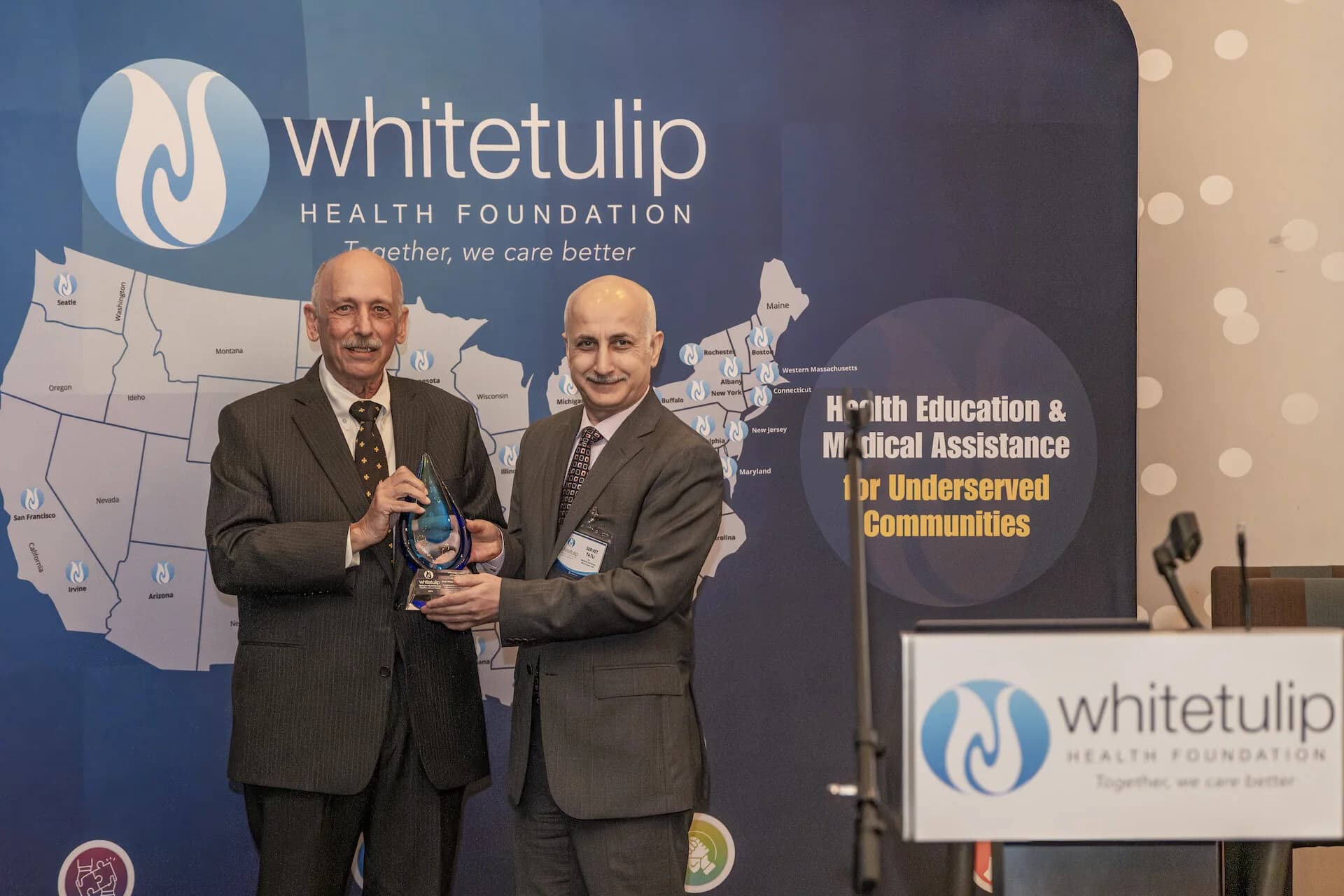 An award presentation during the 2024 Medical Professionals Appreciation Dinner