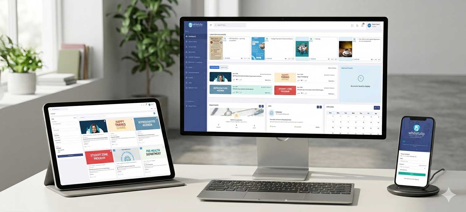 Whitetulip Members Platform Dashboard