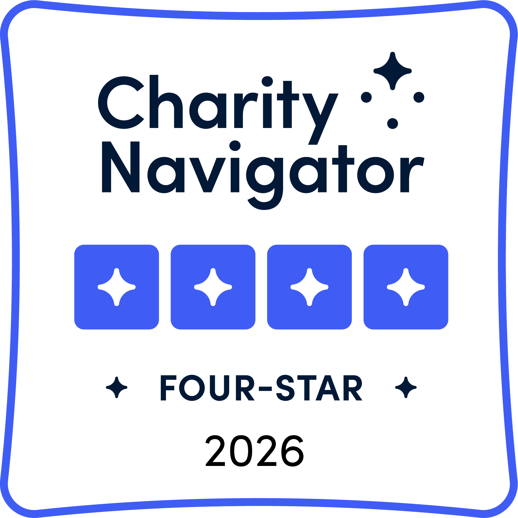 Charity Navigator 2026 Four-Star Rating