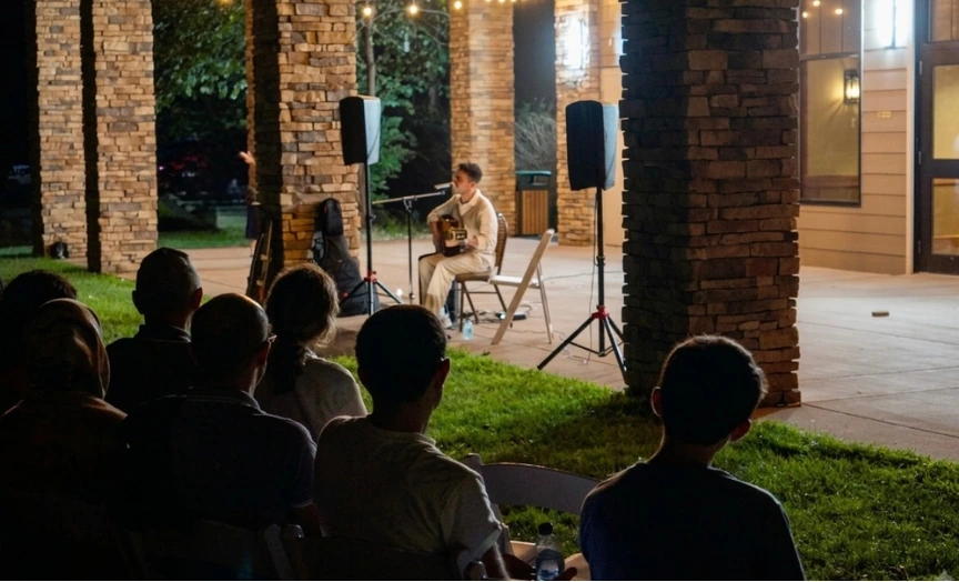 Evening family program at the Whitetulip Annual Meeting